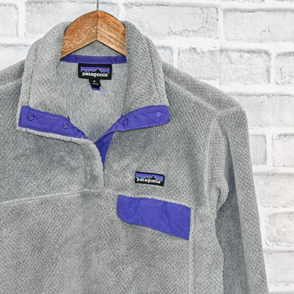Patagonia Women's Re-Tool Snap T Pullover Jacket Polartec Fleece sz Medium - Picture 6 of 8